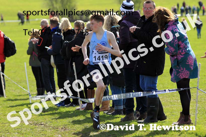 Boys Under-15s 2022 CAU Inter Counties Cross Country, Prestwold Hall, Loughborough.  Photo: David T. Hewitson/Sports for All Pics